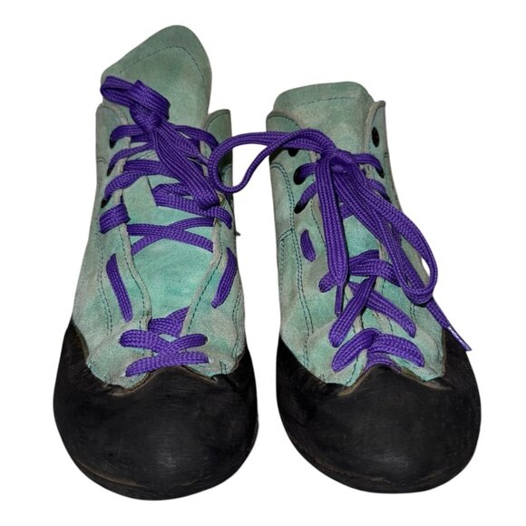 Scarpa Brio Rock Climbing Shoes 38 6.5 7 Bouldering Hi Top Suede Women's Italy - Picture 4 of 9